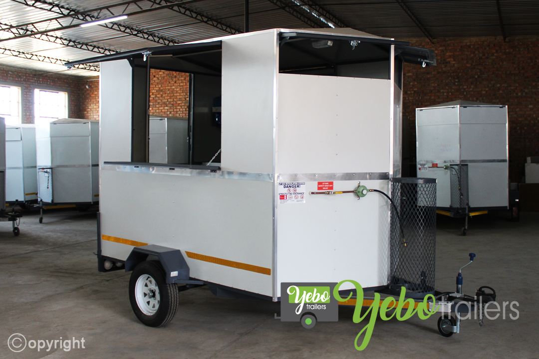 2.8m Mobile Food Trailer - Yebo Trailers